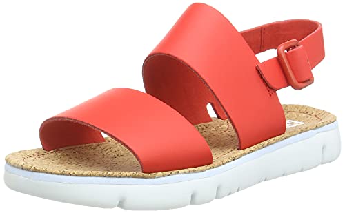 CAMPER Oruga-Sandalia, Mujer, Rojo, 39 EU