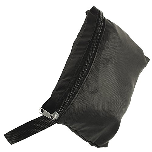 CampTeck U6854 Asiento de Coche Bolsa con Correas de Mochila (83 x 43cm) Poliéster Resistente al Agua con Funda y Tarjeta de Identificación: Tránsito, Seguridad de Viaje, Control de Seguridad - Negro