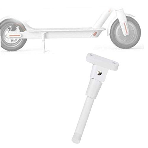 Canjerusof Scooter de Pata de Cabra Plantilla ortopédica de Scooter de Kickstand del Lado del reemplazo para Xiaomi M365 Pro Aparcamiento Soporte de pie de Acero de aleación Blanca