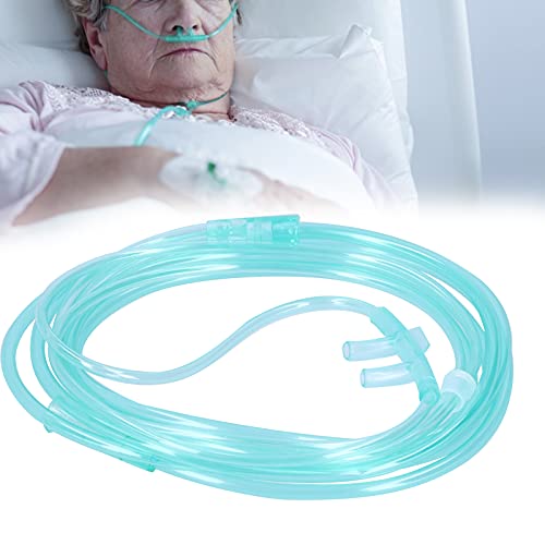 Cánula de oxígeno nasal desechable, tubo de suministro de oxígeno para el hogar, generador de oxígeno, accesorio para concentradores de oxígeno, terapia de oxígeno para el hogar(1,5 m)