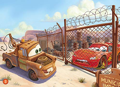 Cars - libro juego para trabajar la atención / Editorial GEU/ A partir de 6 años / Mejora la falta de atención / Trabaja mediante piezas puzle (Niños de 3 a 6 años)