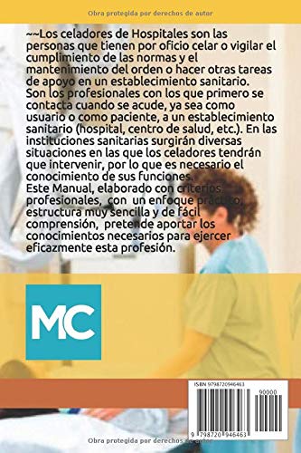 CELADORES DE HOSPITALES: Manual con DIPLOMA ACREDITATIVO opcional