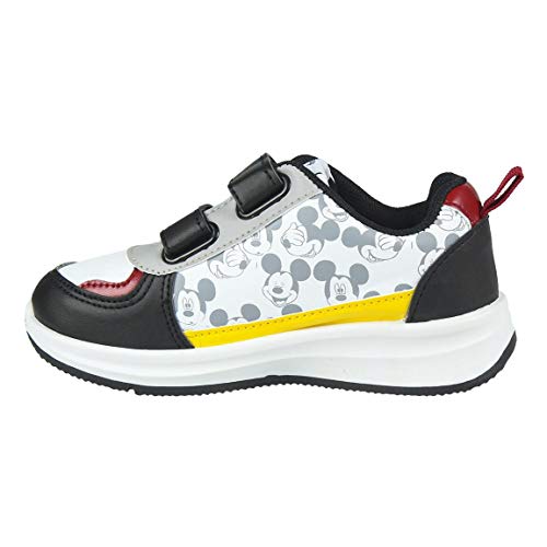 CERDÁ LIFE'S LITTLE MOMENTS Cerdá-Zapatilla con Luz Mickey Mouse de Color Blanco, 23 EU