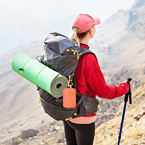 CestMall Saco de Emergencia Dormir, Ligero y Reutilizable para Acampar Supervivencia Al Aire Libre, Equipo de Supervivencia Impermeable para Exteriores, Senderismo, Acampada -Brillante Naranja