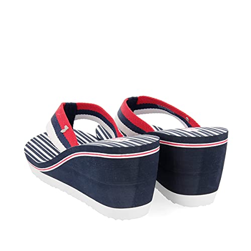 Chanclas esclavas azul marino para mujer CASIS