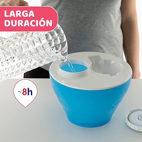 Chicco Humi Ambient - Humidificador de vapor tibio con contenedor de esencias y autonomía de 8 horas