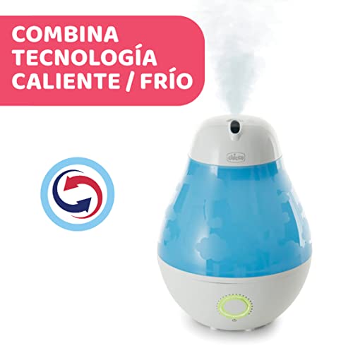 Chicco Humi Ambient - Humidificador de vapor tibio con contenedor de esencias y autonomía de 8 horas