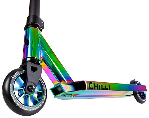 Chilli Scooter Rocky Neochrome 118-6 - Patinete Infantil, Color Cromado