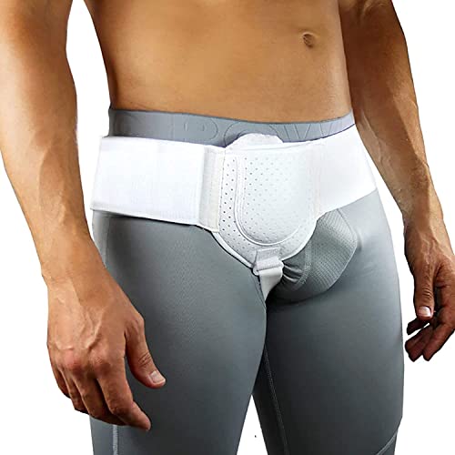 Cinturón de Hernia Inguinal para Hombres, Cinturón de Cadera Ajustable Hernia Inguinal, Cinturón de Soporte de Ingle para Adultos, Ligamento de Hernia Inguinal Médica A