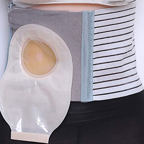 Cinturón De Ostomía Para Bolsa De Colostomía, Cinturón De Cintura De Colostomía Elástico Transpirable Para Bolsa De Colostomía, Orificio En Forma De U Ajustable, Prevención De Hernia Paraestomal