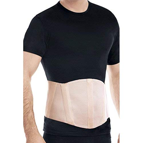 Cinturón ergonómico para hernia umbilical (nuevo modelo); faja de sujeción abdominal Medium Beige