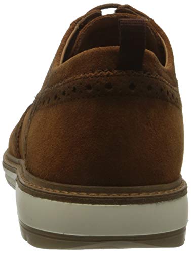 Clarks Chantry Wing, Zapatillas Hombre, Dark Tan Suede, 42.5 EU