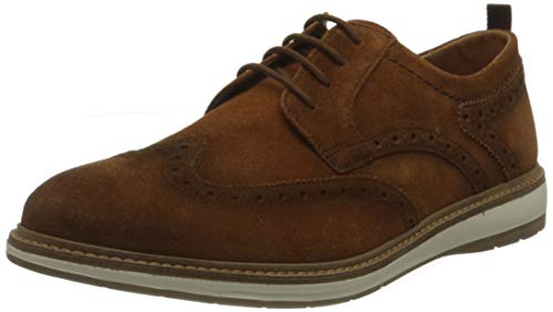 Clarks Chantry Wing, Zapatillas Hombre, Dark Tan Suede, 42.5 EU