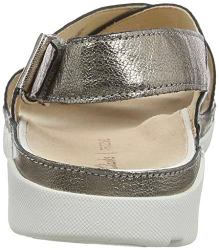 Clarks Tri Alexia Sandalias de Talón Abierto Mujer, Beige (Stone Stone), 38 EU