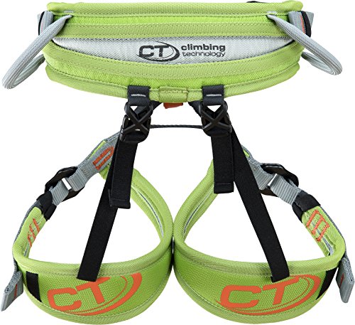 Climbing Technology Ascent, arnés Unisex Infantil, Verde/Gris, XXS