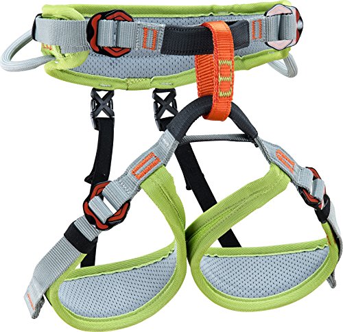 Climbing Technology Ascent, arnés Unisex Infantil, Verde/Gris, XXS