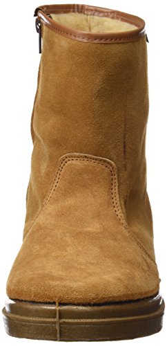 Cofan 12502043 Bota Serraje con Cremallera, Camel, T-43