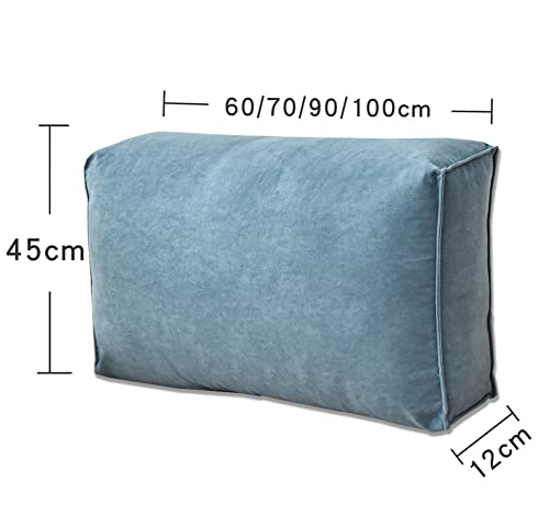 Cojín de respaldo de sofá de lujo,Almohada de apoyo para la espalda,Almohada de lectura de sofá,Almohada de respaldo de cama grande,Cojín de apoyo lumbar,Funda desmontable