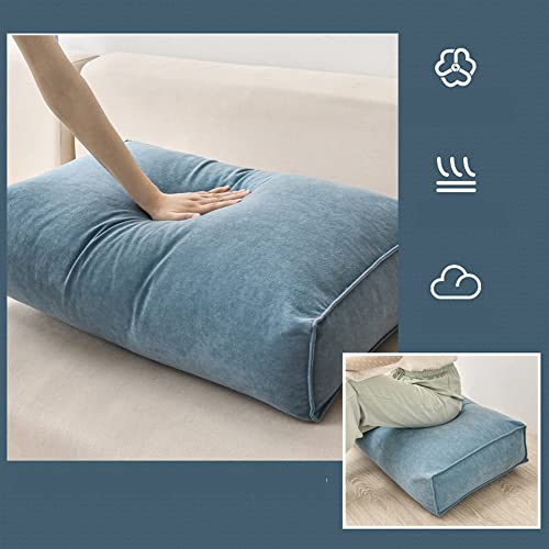 Cojín de respaldo de sofá de lujo,Almohada de apoyo para la espalda,Almohada de lectura de sofá,Almohada de respaldo de cama grande,Cojín de apoyo lumbar,Funda desmontable