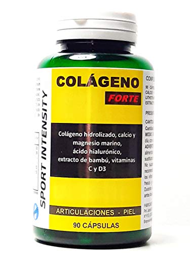 Colágeno con Magnesio Marino y Ácido Hialurónico. Para Articulaciones Fuertes y Piel Tersa con Calcio, Extracto de Bambú, Vitaminas C y D3