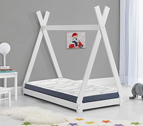 Colchon 80x160 Cama Infantil - Altura 14 CM Orion Confort - Acolchado Super Suave- Ideal Cama Nido -DORMISSIMO