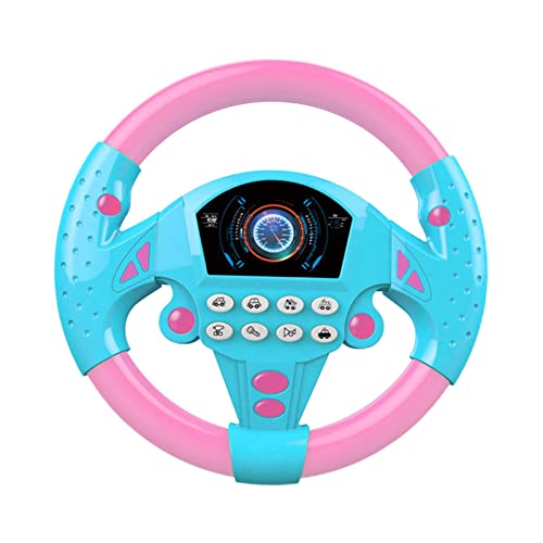 Colcolo Juguete para volante, coches pequeños, conducción simulada, desarrollo de un conductor imaginativo, divertido, encantador juguete para actividades, Rosado