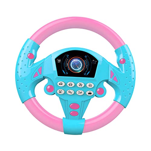 Colcolo Juguete para volante, coches pequeños, conducción simulada, desarrollo de un conductor imaginativo, divertido, encantador juguete para actividades, Rosado