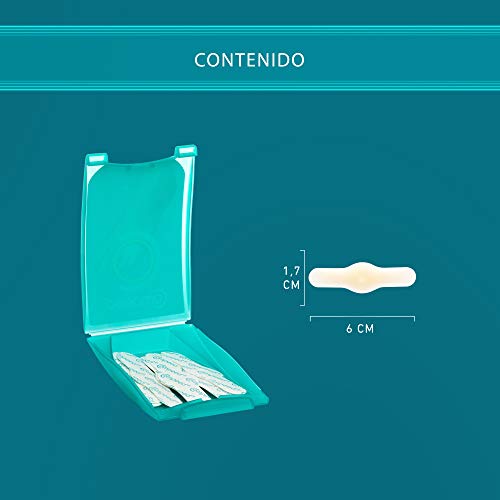 COMPEED Callos Protección - Medianos, 10 Apósitos Hidrocoloides - Pack de 2 (total 20), Tratamiento de pies para la eliminación Natural del Callo, Tamaño del apósito 1,7 x 6,0 centímetros