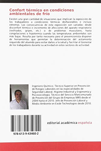 Confort térmico en condiciones ambientales de frío: Determinación del aislamiento requerido del atuendo mediante método iterativo