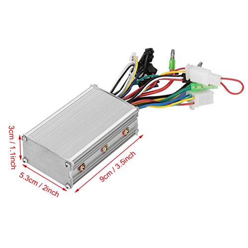 Controlador Sin Escobillas, Controlador de Motor Eléctrico Sin Escobillas de 36V/48V 350W para Scooter de Motocicleta con Acelerador Eléctrico de Bicicleta Eléctrica