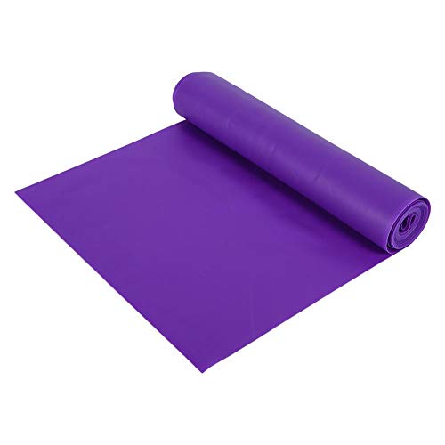 Correa de Yoga, Banda elástica de Resistencia al Estiramiento Cinturón de Ejercicio Jugar un Papel indispensable en el Ejercicio de bíceps, deltoides, músculos dorsales y más/2 m(紫色)