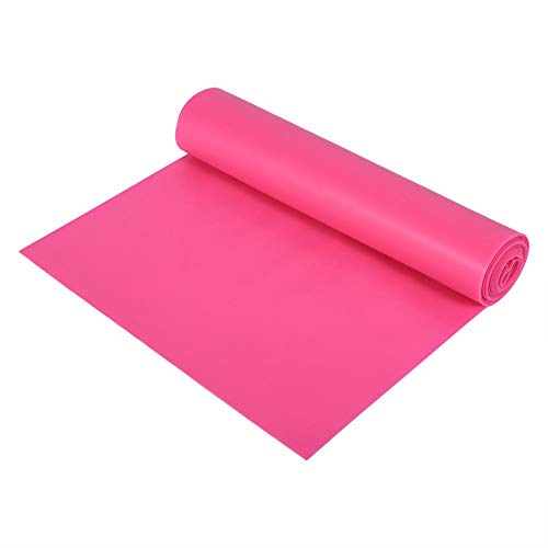 Correa de Yoga, Banda elástica de Resistencia al Estiramiento Cinturón de Ejercicio Jugar un Papel indispensable en el Ejercicio de bíceps, deltoides, músculos dorsales y más/2 m(玫红)