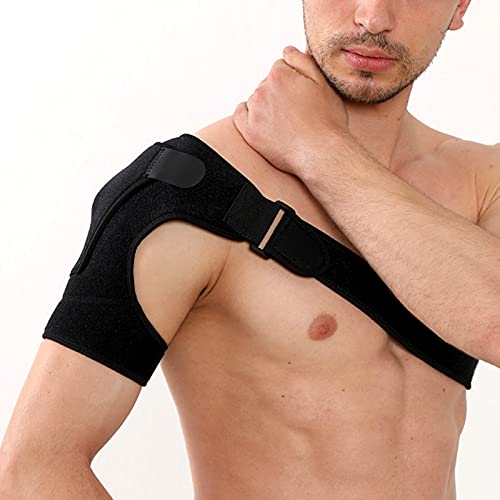 Correa para el hombro para hombres y mujeres, abrazadera ajustable para el hombro para desgarro del manguito rotador, tendinitis, dislocación, articulación AC, bursitis, desgarro del labrum, dolor, se