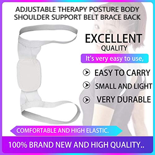 Corrector ajustable de la espalda del soporte del hombro del cuerpo de la postura de la terapia #Pennytupu