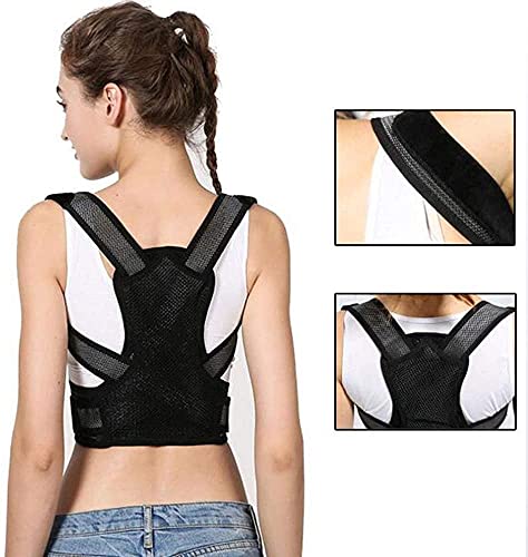 Corrector de postura de espalda Back Posture correctores se pueden ajustar for que los hombres y las mujeres puedan mejorar la cifosis de espalda y alivie el dolor de espalda del hombro y el cuello