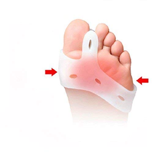 Corrector Valgus Corrección de férulas de Pulgar para Huesos Separador de Dedos del pie Herramientas de pedicura Plantar, enderezadores de los pies para Dedos curvados