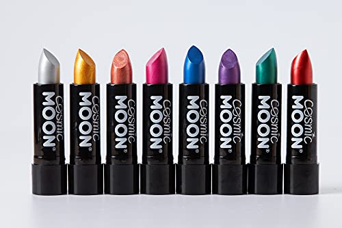 Cosmic Moon - Lápiz Labial Metálico - 5g - ¡Para unos labios metálicos fascinantes! - Plata