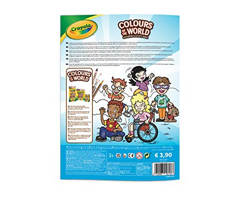 Crayola Colours of the World - Álbum de actividades para colorear, 25-0717