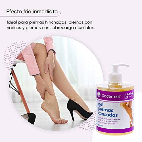 Crema Arnica Piernas cansadas circulacion Gel efecto frio piernas ligeras hinchadas varices mejora la circulacion y alivia el dolor/piernas cansadas 500ml