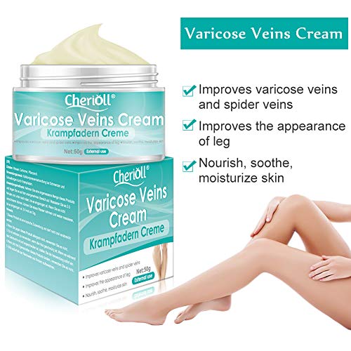 Crema para Varices, circulación sanguínea en las piernas, Crema para venas varicosas, alivio de flebitis, angiitis, inflamación de vasos