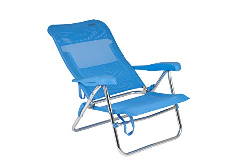 Crespo AL/205-M-05 - Silla playa aluminio, desmontable (multifibra)