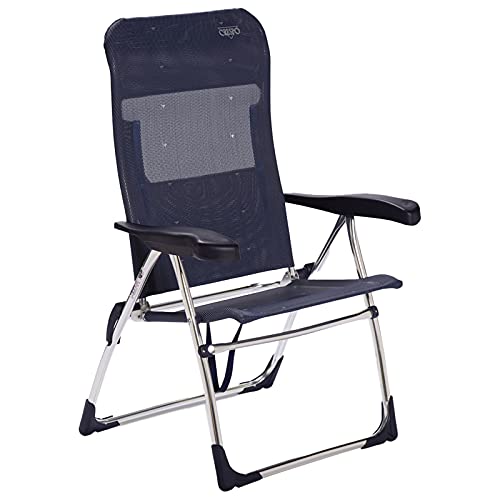 Crespo AL/206-M-41 - Silla playa aluminio. desmontable multifibra. asiento alto (multifibra.)