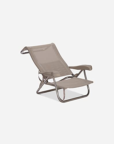 Crespo - Silla de playa AL-222 - 7 Posiciones - Beige