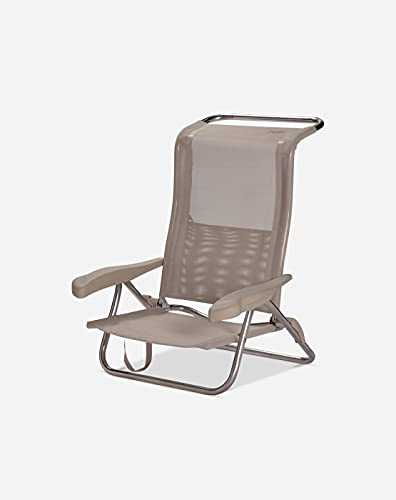 Crespo - Silla de playa AL-222 - 7 Posiciones - Beige