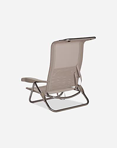 Crespo - Silla de playa AL-222 - 7 Posiciones - Beige