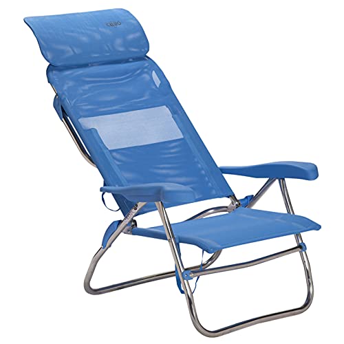 Crespo Silla Playa 7 Pos.223-C C/05 (Azul Claro)