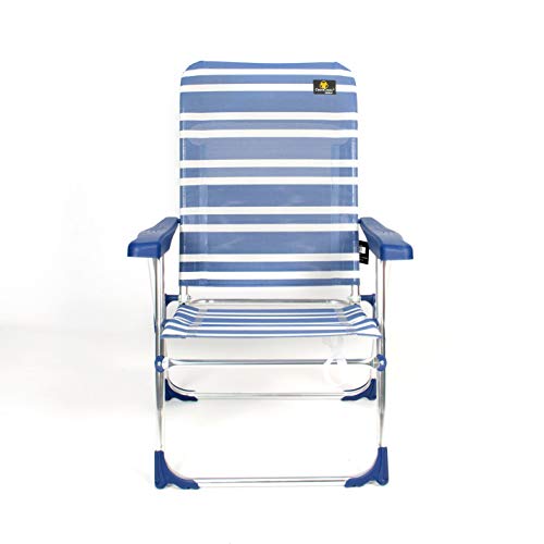 CREVICOSTA QUALITY MARK MARCAS DE CALIDAD SILLÓN Posiciones Plegable 2163-2 Azul Marinero