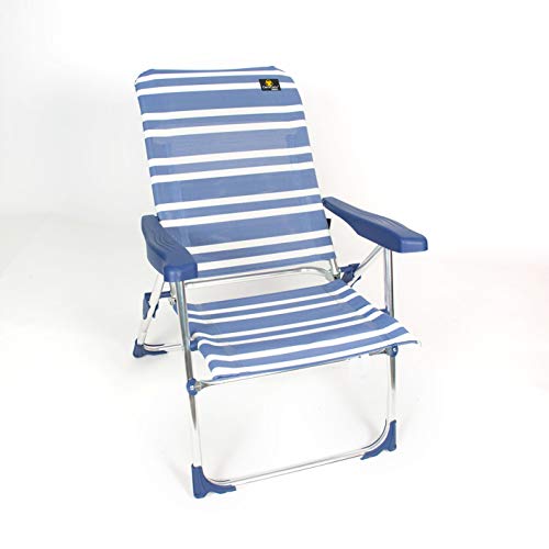 CREVICOSTA QUALITY MARK MARCAS DE CALIDAD SILLÓN Posiciones Plegable 2163-2 Azul Marinero