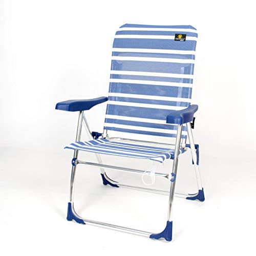 CREVICOSTA QUALITY MARK MARCAS DE CALIDAD SILLÓN Posiciones Plegable 2163-2 Azul Marinero