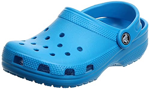 Crocs Classic Clog K Unisex Niños Zuecos, Azul (Ocean), 27/28 EU